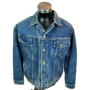 Marithé François Girbaud Stone Washed Denim Jacket Mens Medium Classic Vintage S